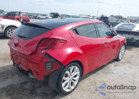 2013 Hyundai Veloster Base W/Black z USA, uszkodzony, nr VIN KMHTC6AD3DU163518